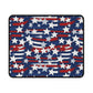 Patriotic Waves  Non= Slip Gaming Mouse Pad - USA Stars & Stripes Design