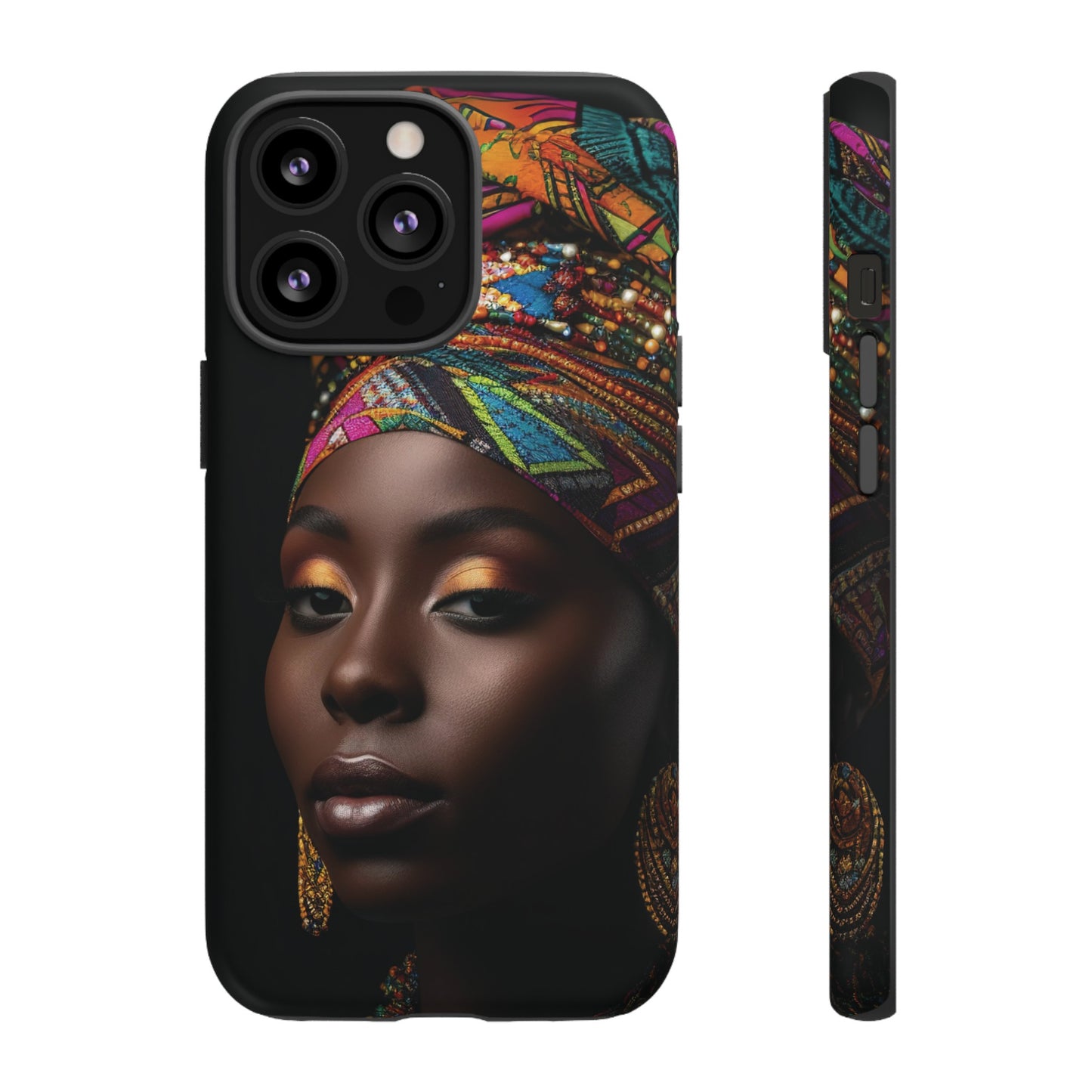 Regal Reflections: African Majesty iPhone Cases