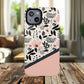 Personalized Floral Blush Garden Whisper Tough Magnetic MagSafe® iPhone® 13, 14, 15, 16, 17, Pro, Pro Max, Plus Cases (Custom Name).