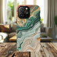Stylish Tough Acrylic Magnetic iPhone Cases for Everyday Protection, Marble Design, Unique Gifts for Tech Lovers, Holiday Essentials