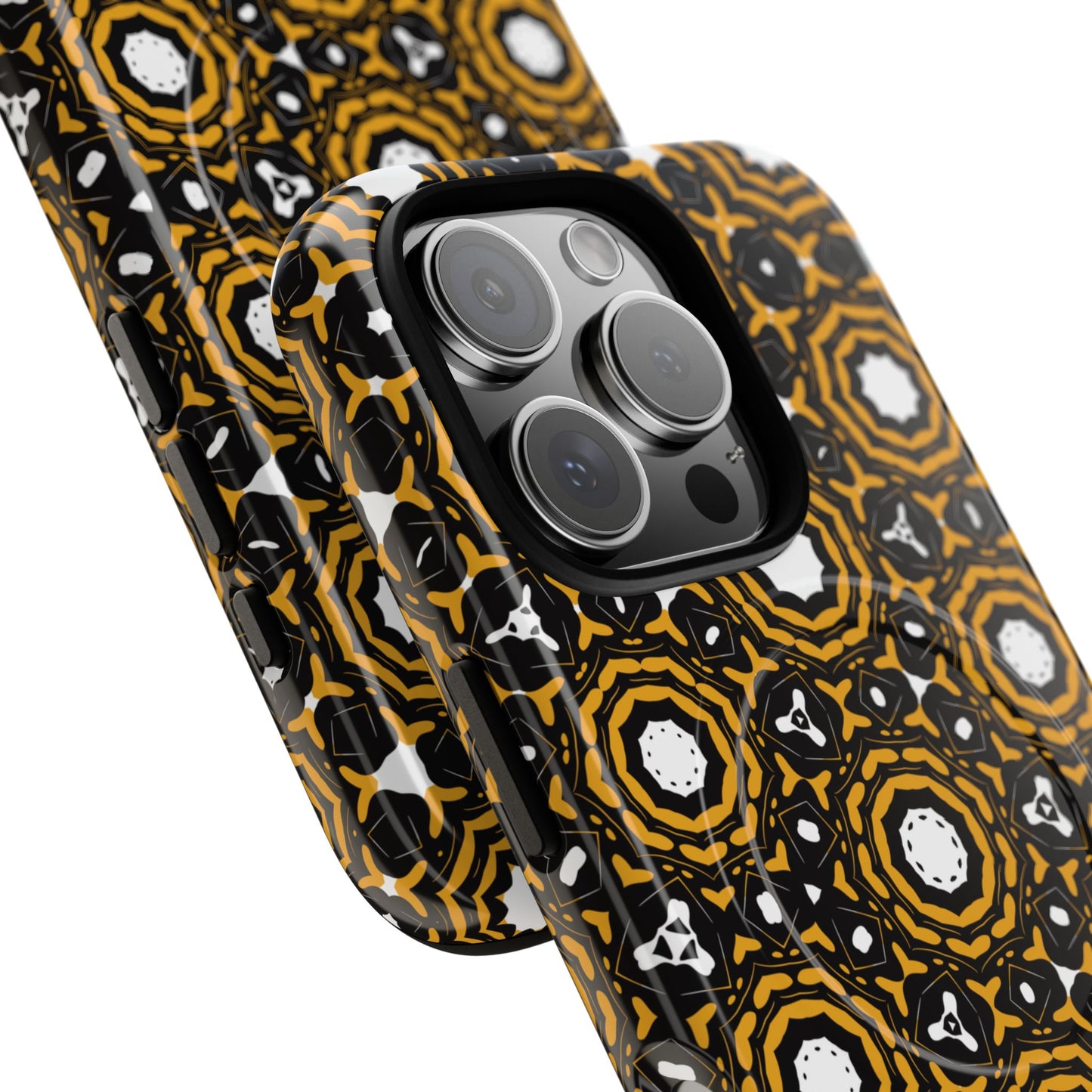 Stylish Tough Magnetic Phone Case, Unique Pattern Phone Cover, Durable Magnetic Case, Trendy Tech Accessories, Gift for Phone Lovers