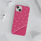 Personalized Pink Bow Coquette Slim Flexi iPhone and Samsung Cases — Custom Name or Affirmation