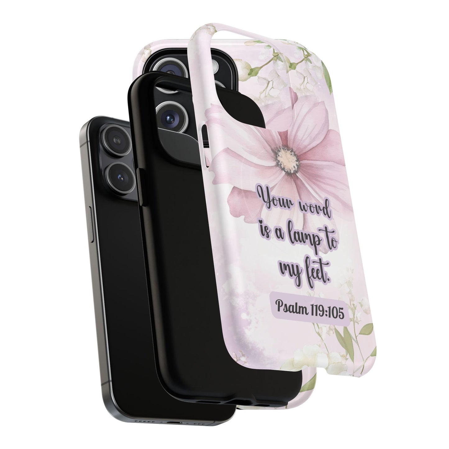 Your Word is a Lamp to My Feet Psalm 119:105 | Inspirational Gift, Tough iPhone Magnetic Case | Scripture, Bible Verse, MagSafe® iPhone® Tough Case, iPhone 14, iPhone 15, iPhone 16, Pro, Pro Max, Plus