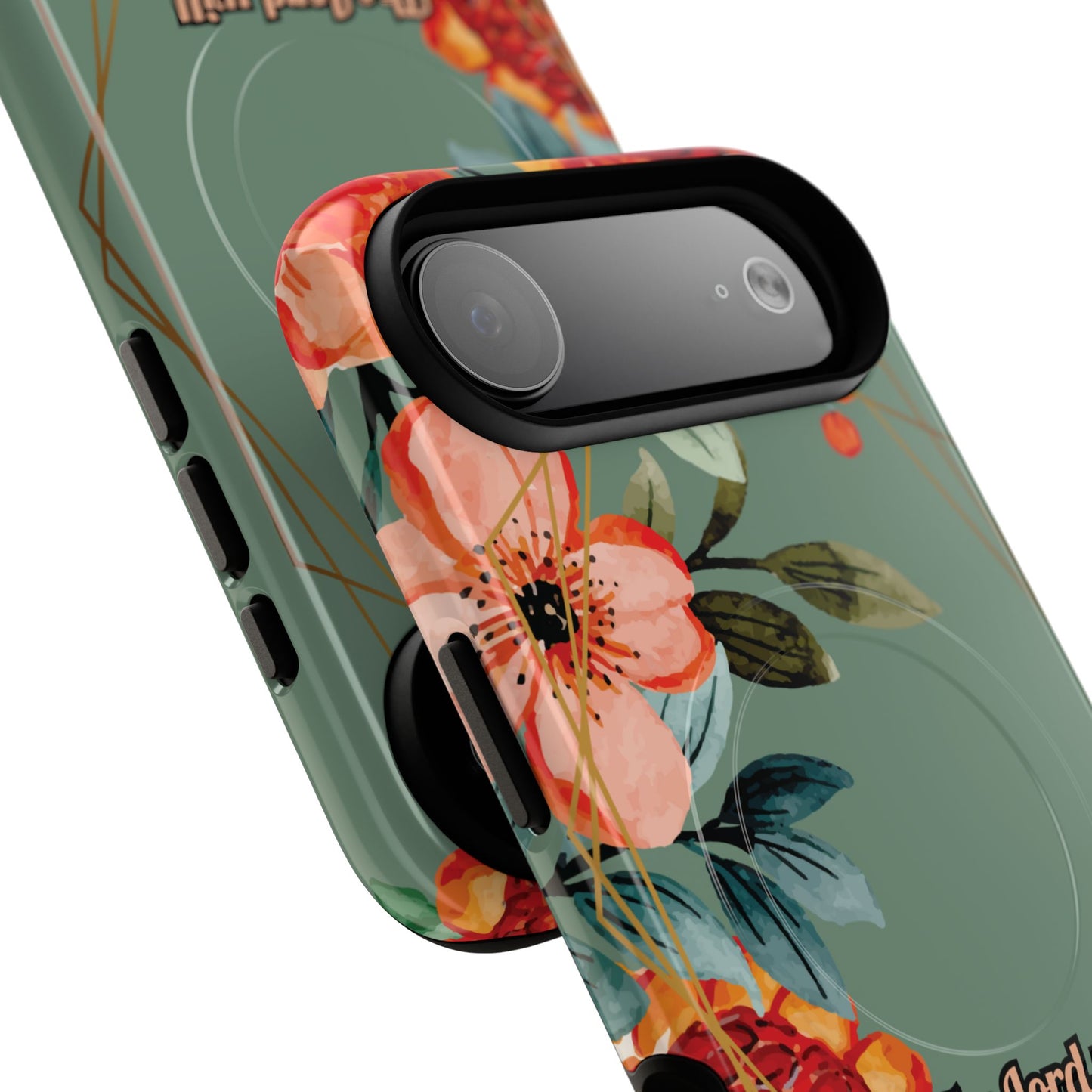 The Lord will Fight for You Exodus 14:14, Inspirational Gift, Tough iPhone Magnetic Case Scripture, Sunflower Bible Verse, MagSafe® iPhone® Tough Case, iPhone 14, iPhone 15, iPhone 16, Pro, Pro Max, Plus.