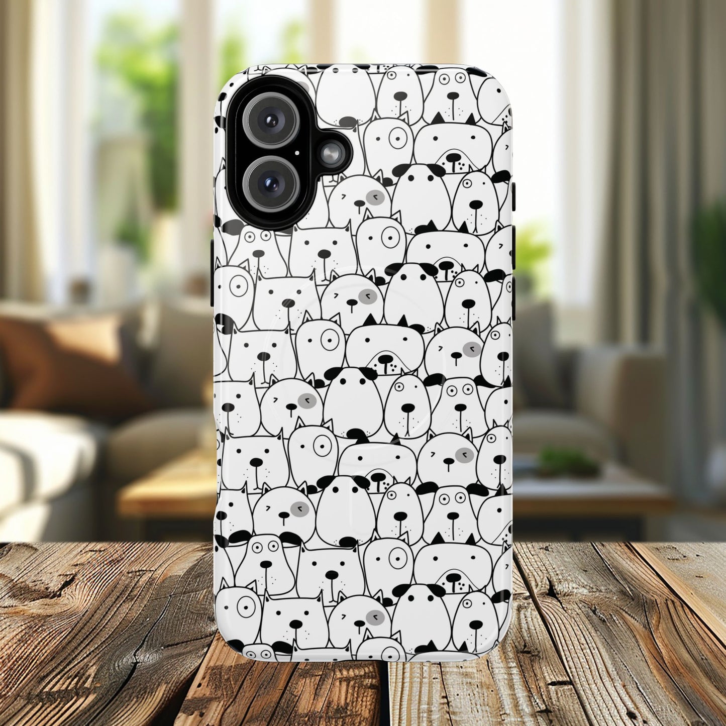 Cute Animal Pattern Phone Case, Tough Magnetic Cases for Pet Lovers, Gifts for Birthday, Holiday, Cute Accessories, Phone Covers