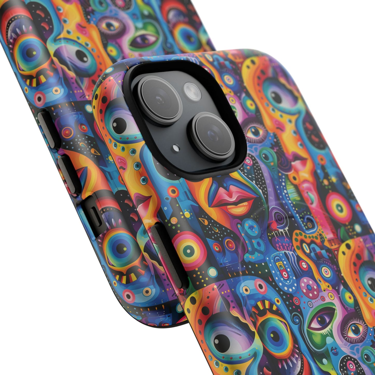 Psychedelic Visions Tough iPhone Magnetic Case - Unique Art iPhone Cover
