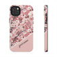 Personalized Cherry Blossom iPhone and Samsung Tough Phone Cases