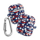 Patriotic Waves AirPod Case – Stars & Stripes Design, Mother’s, Father’s Day Gifts, Anniversary Gifts.