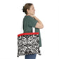 Urban Graffiti Shoulder Tote Bag - Colorful Everyday Accessory