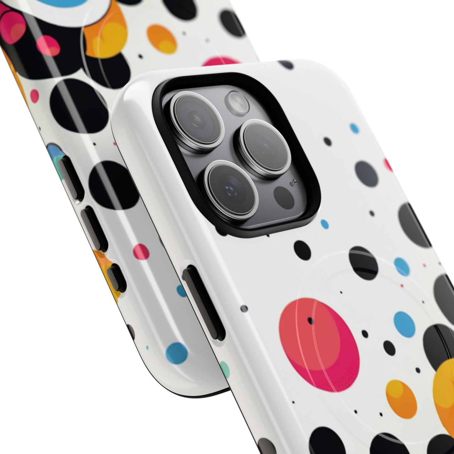 Vibrant Bubble Bloom Galaxy Magnetic iPhone Cases, Artistic Protection for Your Device, Gift for Tech Lovers, Colorful Designs, Unique iPhone Accessories