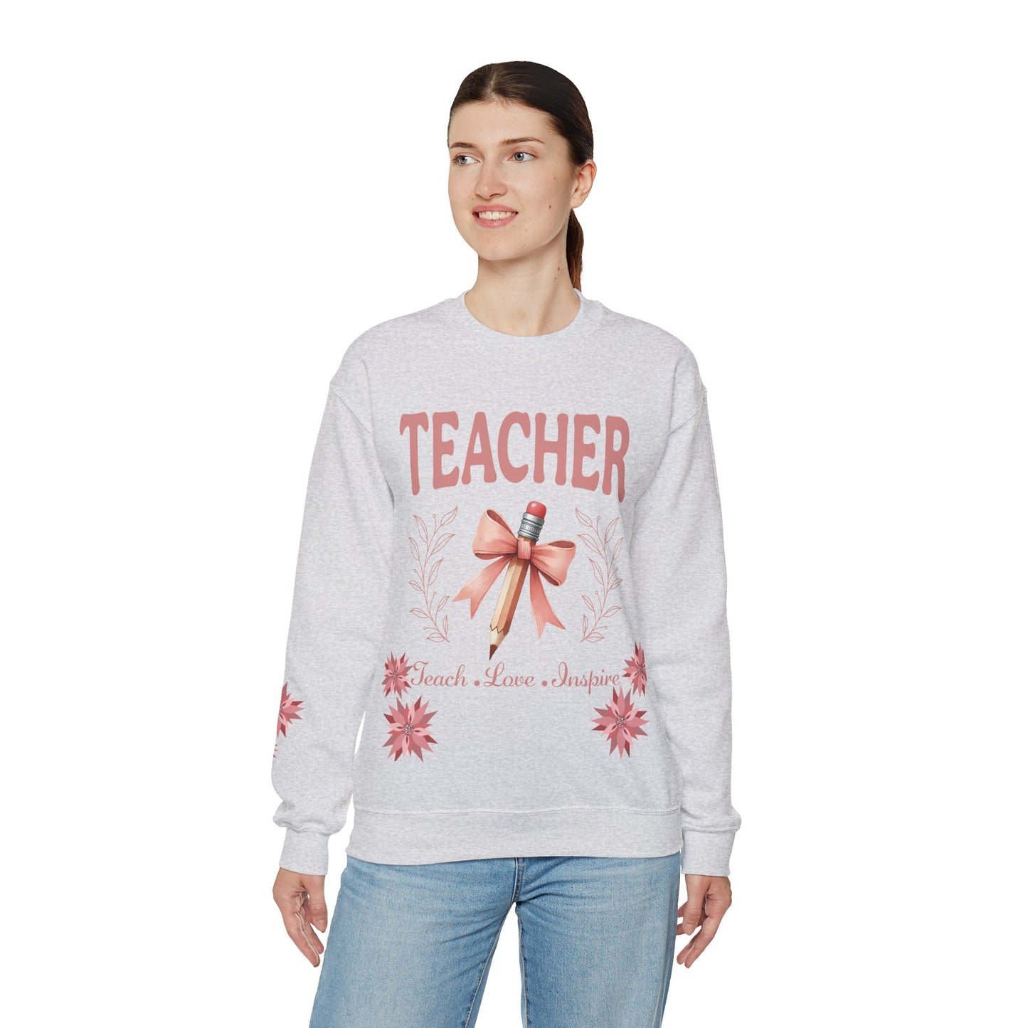 Teacher Unisex Heavy Blend™ Crewneck Sweatshirt