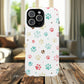 Pet Lover Magnetic iPhone Case - Cute Paw Print Design, Tough Magnetic Cases for Dog and Cat Owners, Gift for Animal Lovers