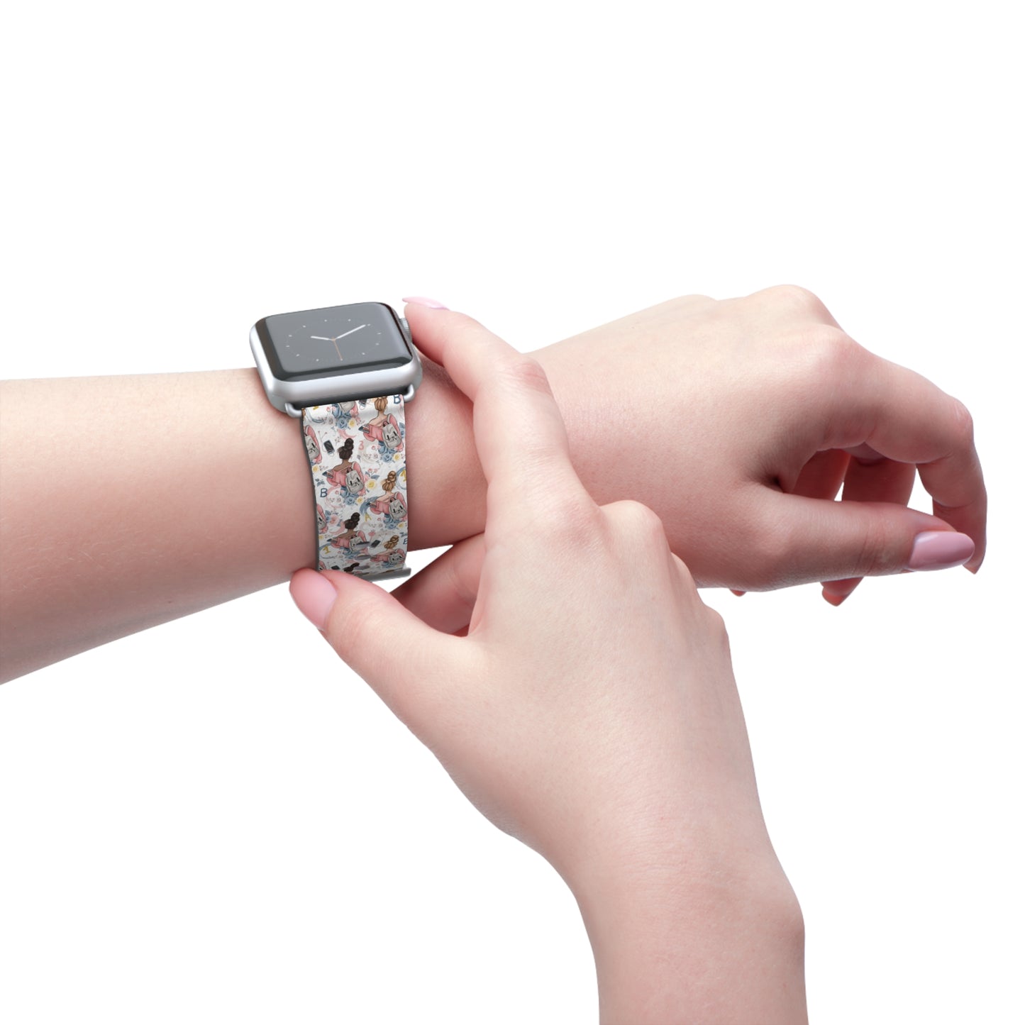 Study Chic Floral Watch Band | Stylish Accessory for Everyday Wear & Gifts.