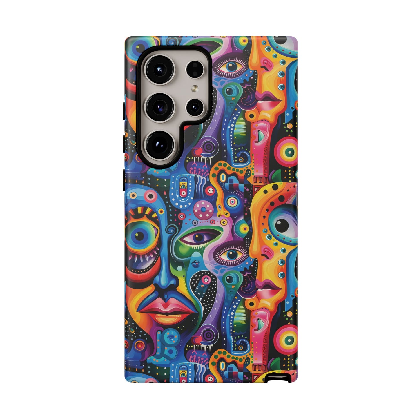 Psychedelic Visions Vibrant Art Google Pixel, iPhone and Samsung Phone Case - Tough Cases for Creative Souls