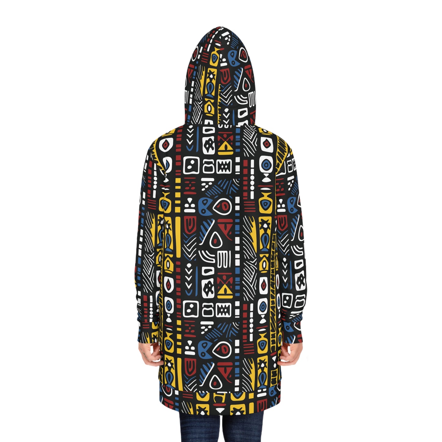 Geometric Harmony Hoodie Dress for Women