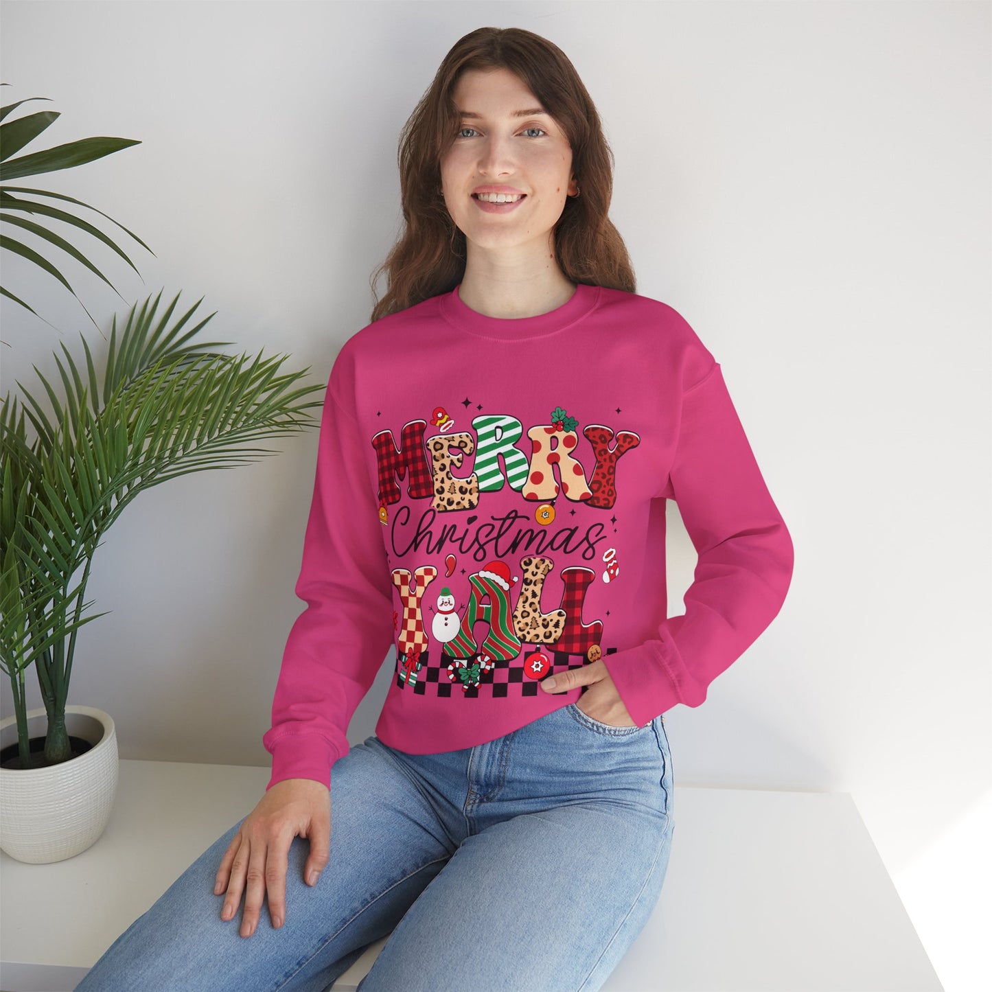 Merry Christmas  Unisex Heavy Blend™ Crewneck Sweatshirt