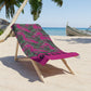 Tropical Bliss Pink Beach Towel