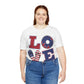 Patriotic Love Unisex Jersey Short Sleeve Tee