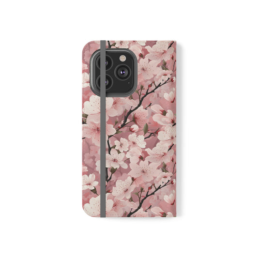 Cherry Blossom iPhone and Samsung Flip Cases