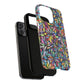 Prism Petal Burst Tough Magnetic iPhone Case, Colorful iPhone Case, Unique Gift for Flower Lovers, Stylish stained Glass Accessory