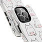 Cute Kawaii Cat Tough Magnetic iPhone Case, Cute Cat Lover Gift, Kawaii iPhone Cover, Tough iPhone Case, Unique Pet Themed Accessory,