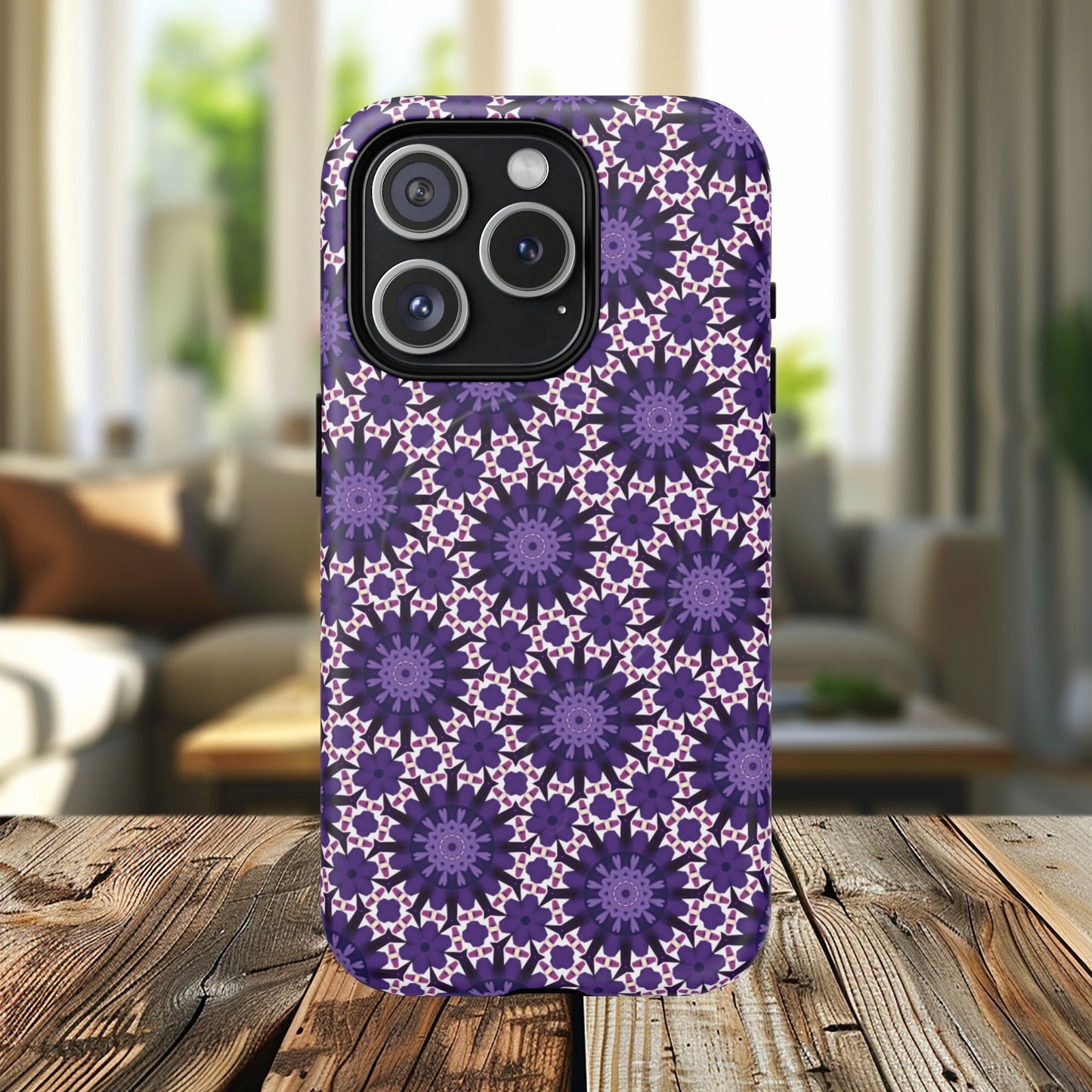 Twilight Petal Mirage Magnetic iPhone Cases, Unique Floral Designs, Tough Protection, Gift for Her, iPhone Accessories, Custom Cases