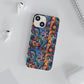 Psychedelic Visions Flexi iPhone and Samsung Case - Colorful Abstract Design.