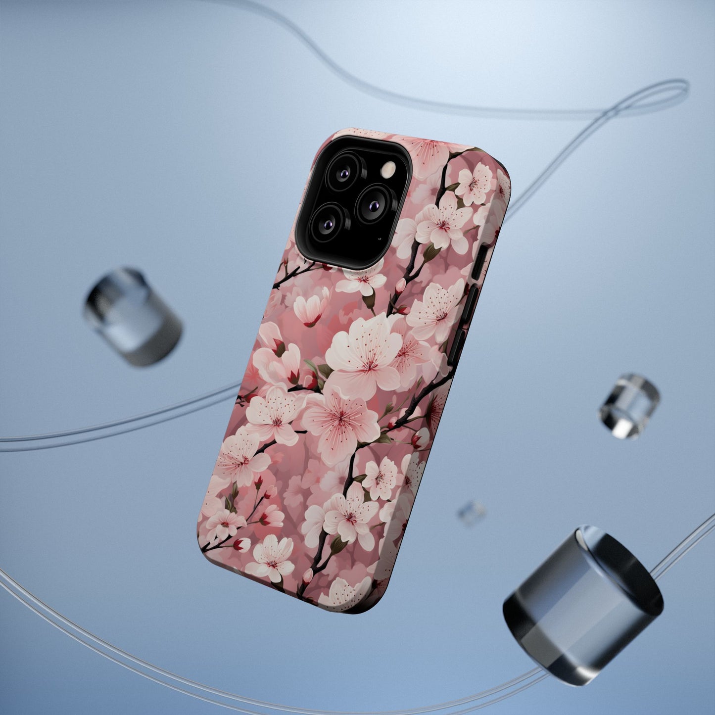 Cherry Blossom Magnetic Tough iPhone Cases