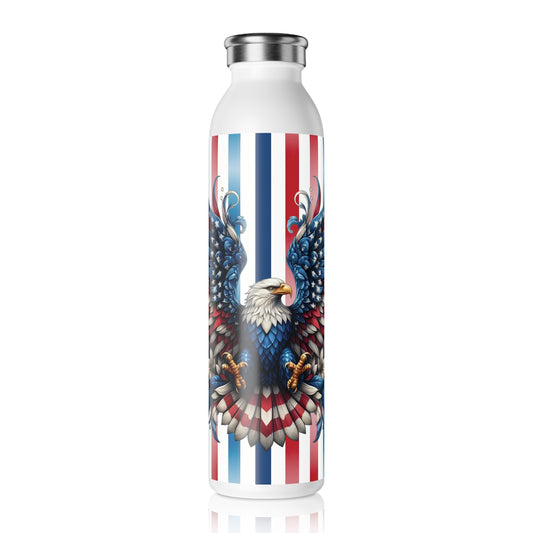 Patriotic Pride Slim Water Bottle