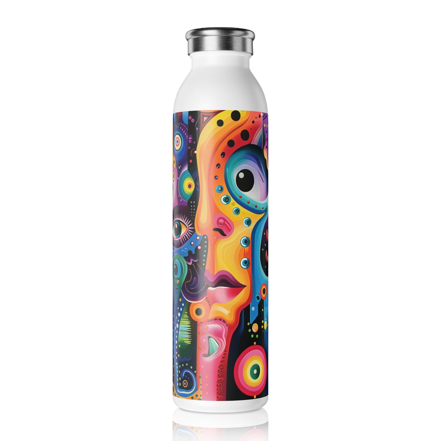 Psychedelic Visions Slim Water Bottle