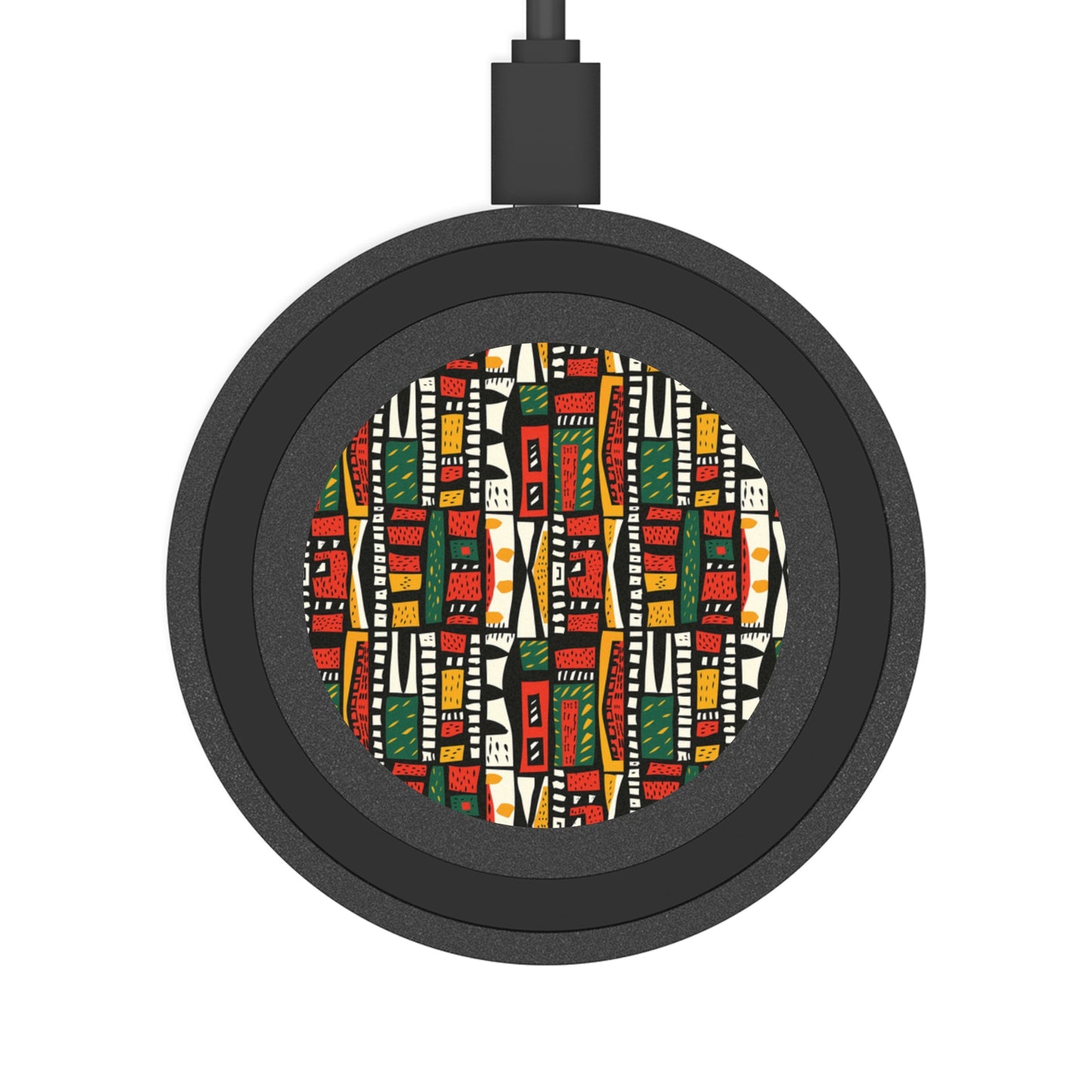 Tribal Harmony Colorful Wireless Charging Pad - Quake Design