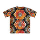 Flame Burst Men's Loose T-shirt (AOP)