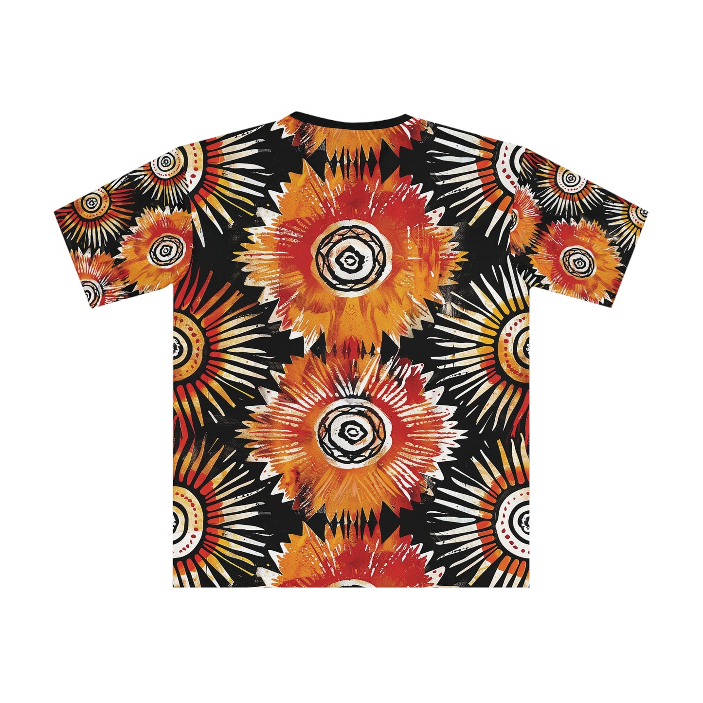 Flame Burst Men's Loose T-shirt (AOP)