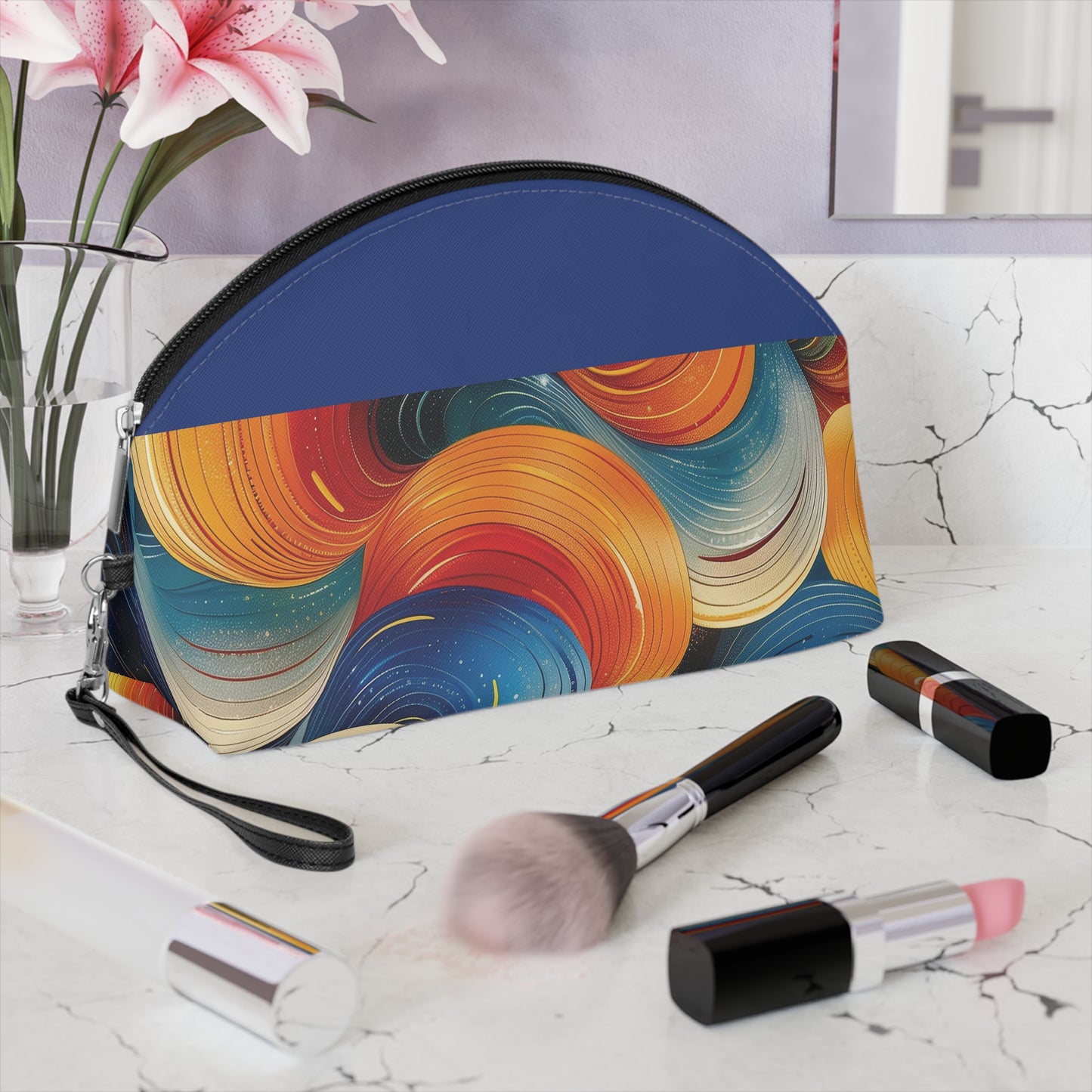 Cosmic Swirl Makeup Bag