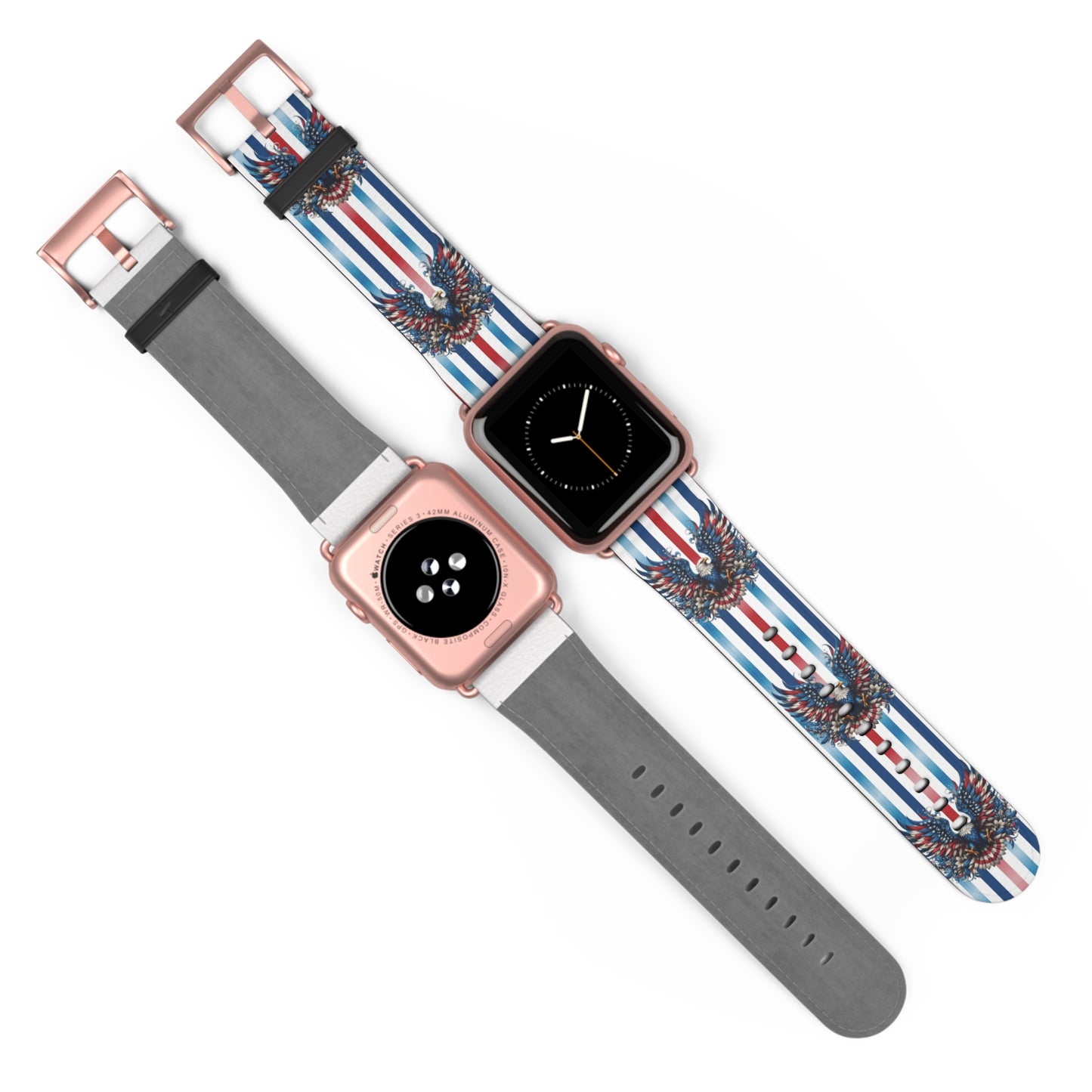 Patriotic Pride Eagle Watch Band - Stylish Accessory for Freedom Lovers.