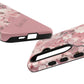 Personalized Cherry Blossom Tough Phone Case — Pink Floral Protective Case for Samsung & Google