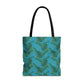 Turquoise Tropical Bliss Tote Bag