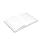 Personalized Stained Glass Lotus Blossom Hardcover Notebook — Custom Name and Affirmation Puffy Cover Journal.