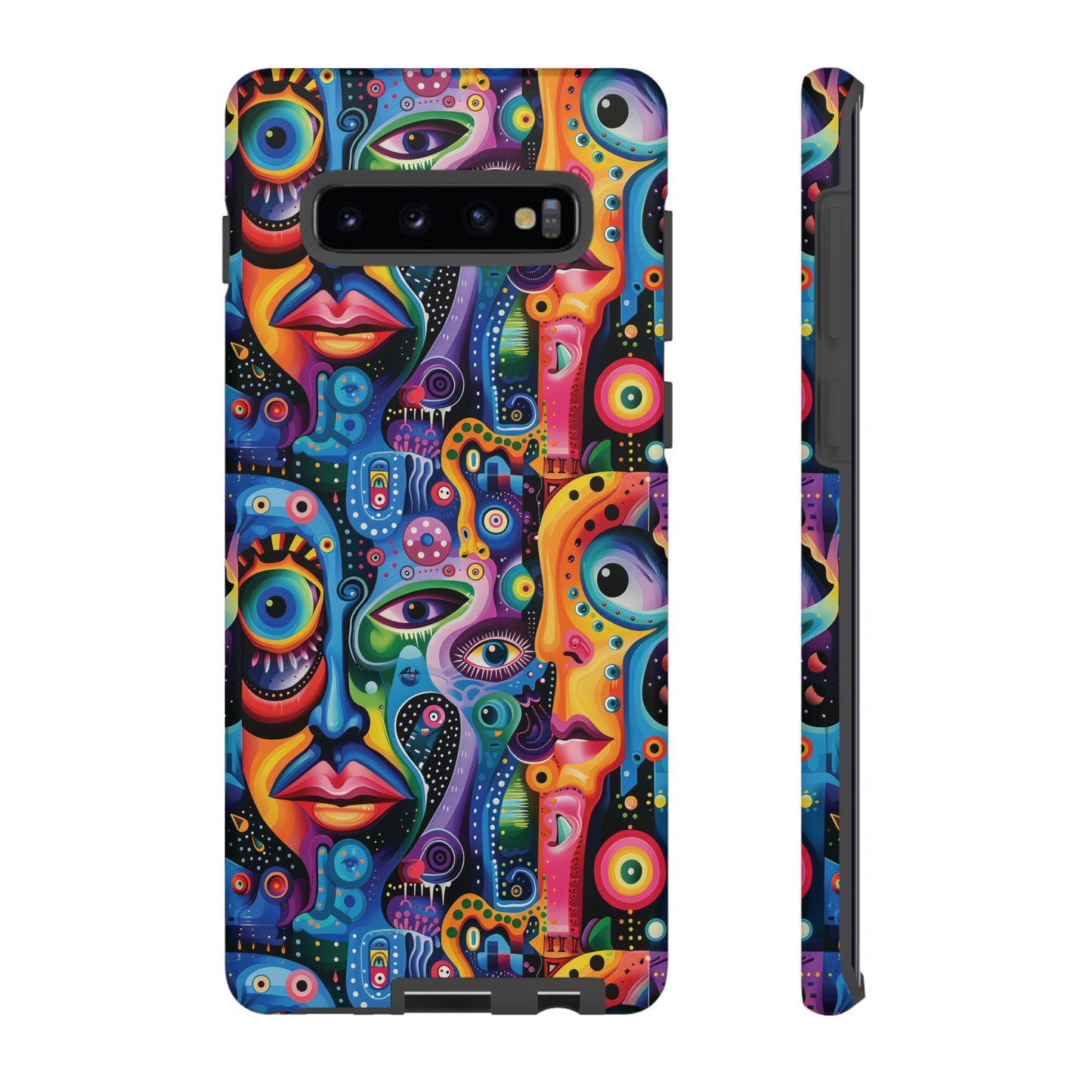 Psychedelic Visions Vibrant Art Google Pixel, iPhone and Samsung Phone Case - Tough Cases for Creative Souls