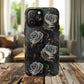 Midnight Bloom Tough iPhone Magnetic Cases,  iPhone 14, iPhone 15, iPhone 16, Pro, Pro Max, Plus MagSafe Case, Protective Tech Accessories, Gift for Her, Floral Design