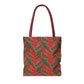 Red Tropical Bliss Tote Bag