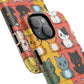 Cute Cat Magnetic Phone Cases for Pet Lovers, Durable Cases, Animal Design, Fun Gift, Unique Accessories