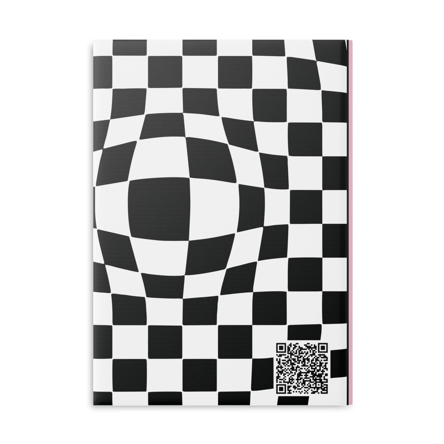 Wild Style Checkered Hardcover Notebook with Puffy Covers (PY)