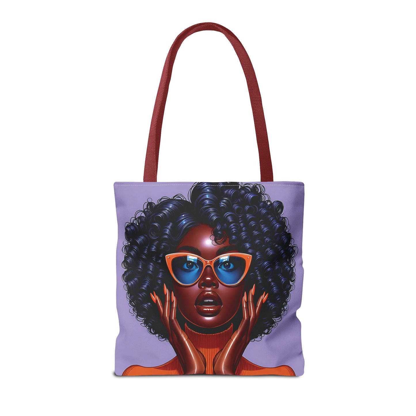 Afro Luxe Glow Tote Bag
