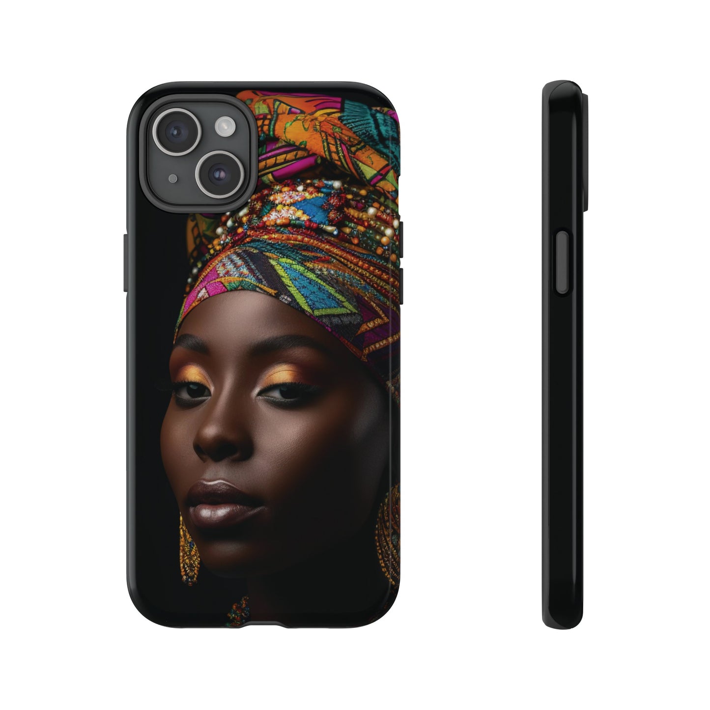 Regal Reflections: African Majesty iPhone Cases