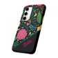 Personalized Floral Fantasy Samsung and Google Pixal Phone Case – Personalized Tough Cases with Colorful Garden Design