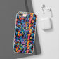 Psychedelic Visions Flexi iPhone and Samsung Case - Colorful Abstract Design.