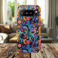 Psychedelic Visions Vibrant Samsung, iPhone and Google Pixel Phone Cases - Colorful Artistic Design