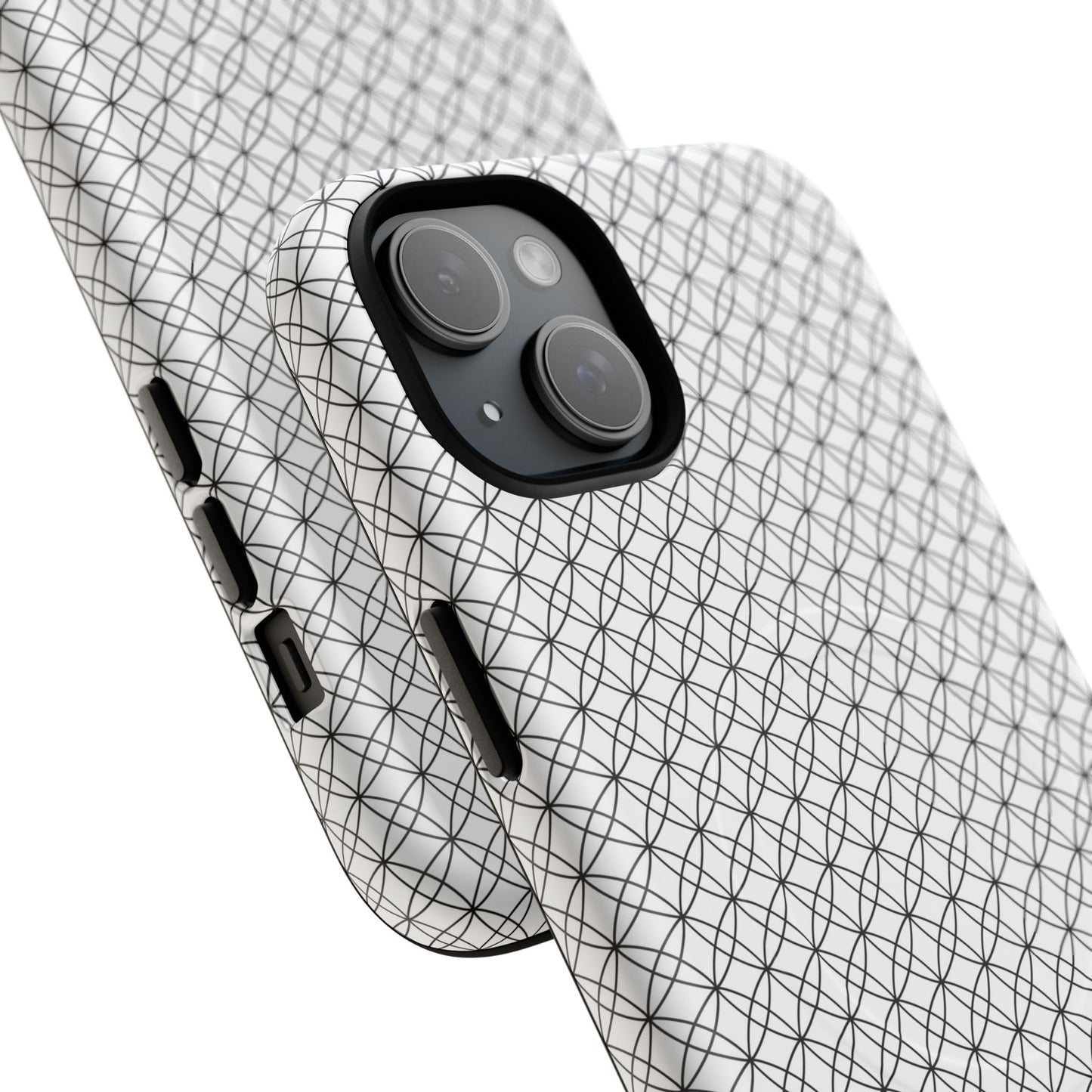 Personalized Geometric Phone Case, Stylish Tough Magnetic Cases, Unique Protection, Trendy Gift for Tech Lovers, Modern Mobile Accessory