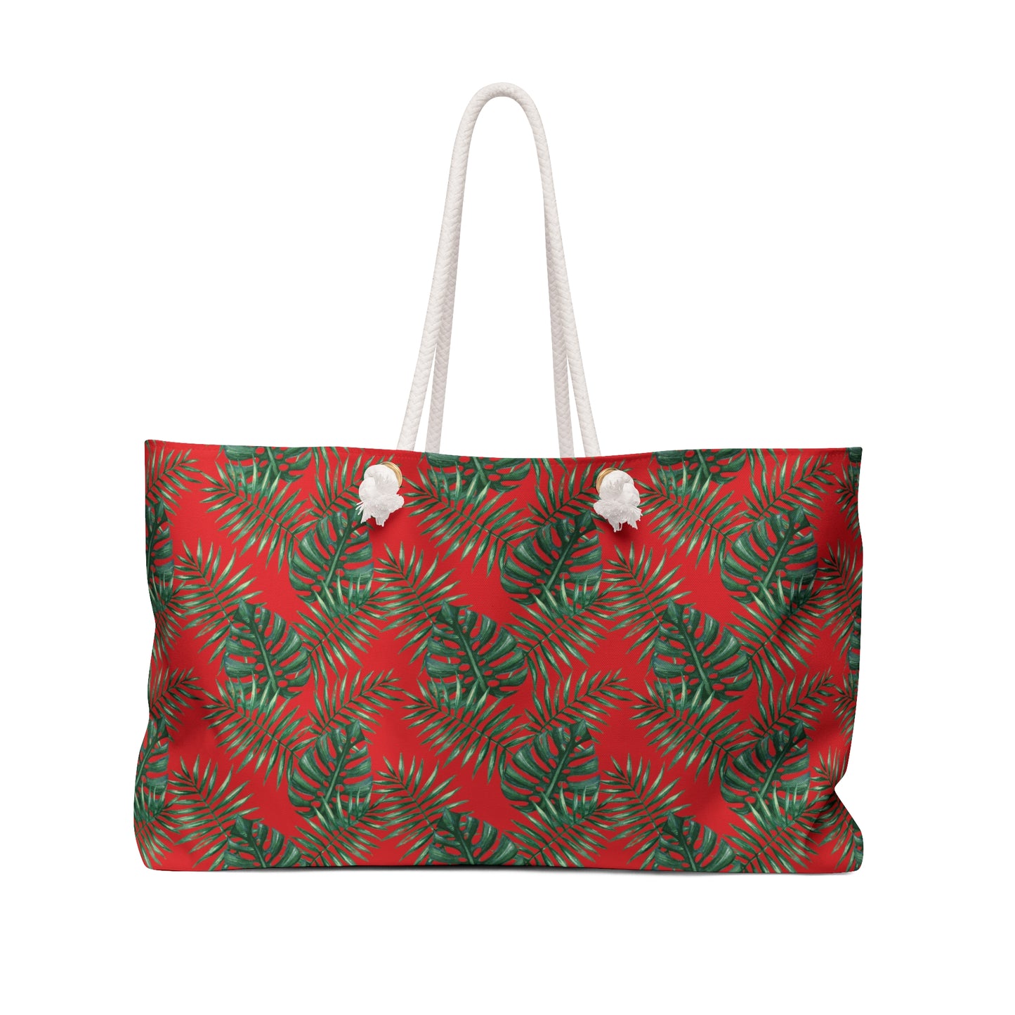 Red Tropical Bliss Weekender Bag